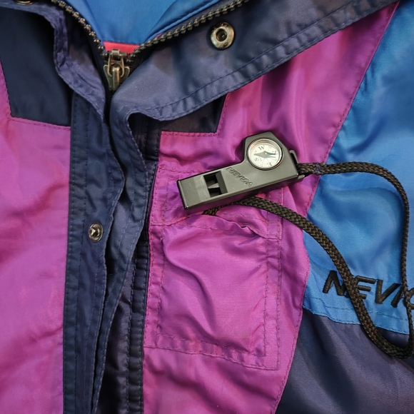 RARE NEON WATER RESISTANT SKI COAT BY NEVICA - Picture 4 of 13